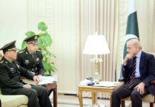 Chinese External Security Counselor calls on Rana Sana Ullah