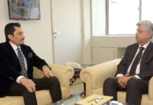 EU representative on HR calls on Dr. Mazari 