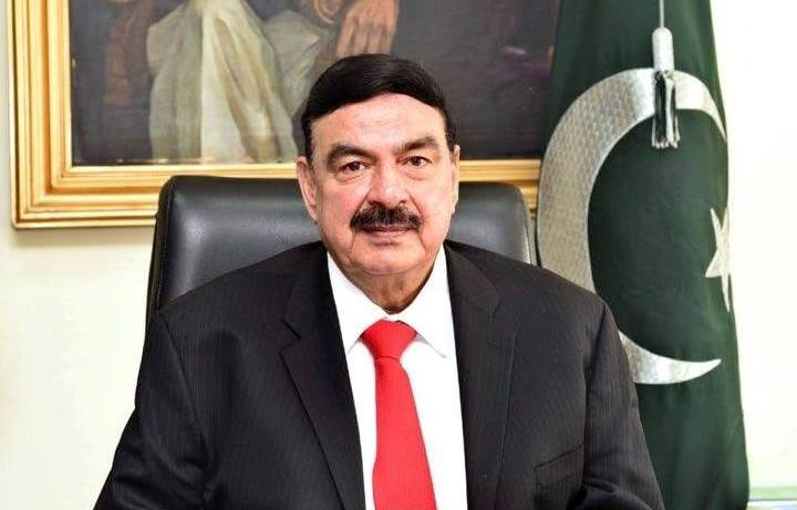 وفاقی وزیر ریلوے شیخ رشید احمد سندھ اتے کراچی دے ترائے ڈینھ دے دورے تے سکھر پج گن