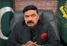 مندر بے حرمتی واقعے اچ ملوث لوکاں کوں وٹھݨ کیتے صوبائی حکومت نال تعاون کریندے پیوں ،وزیر داخلہ شیخ رشید احمد